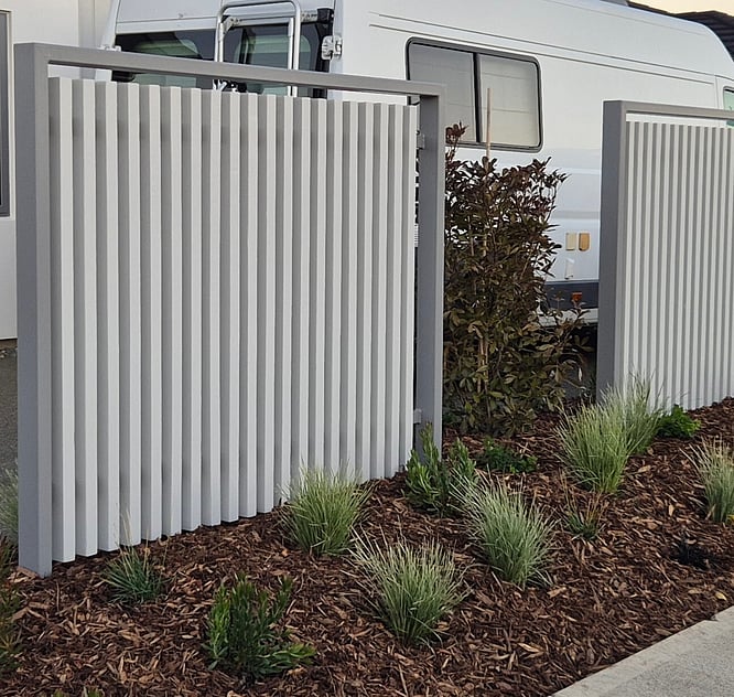 Fence and retaining wall landscaping project Nelson