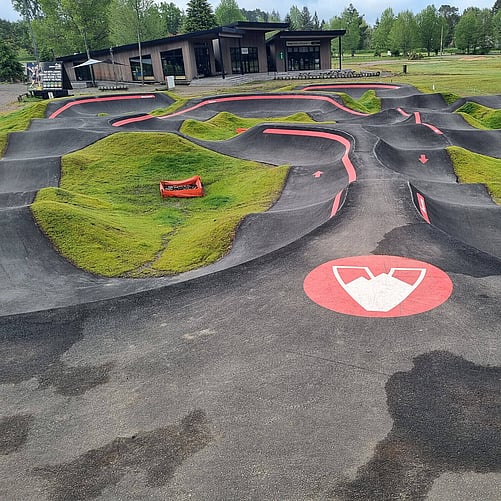 Velocity City Rotorua Cycle Track Hydroseeding by The Grass Guys