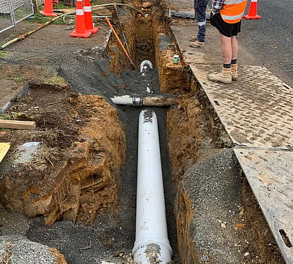 Pipe backfill