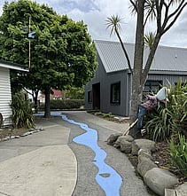 Custom Concrete with Concrete paint