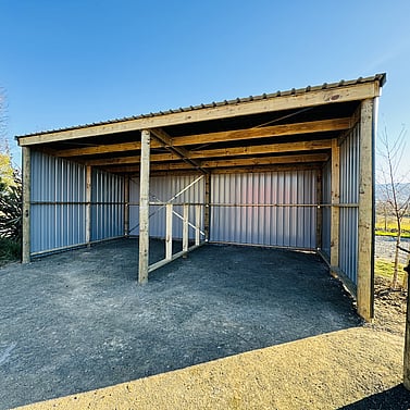 2 bay pole shed prebbleton lincolin oxford rolleston