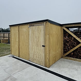 Custom wood shed canterbury custom garden shed christchurch canterbury