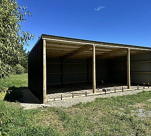 3 bay Pole shed loburn