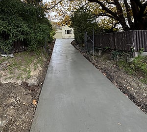 Concrete hill driveway port hills concrete hill driveway canterbury christchurch