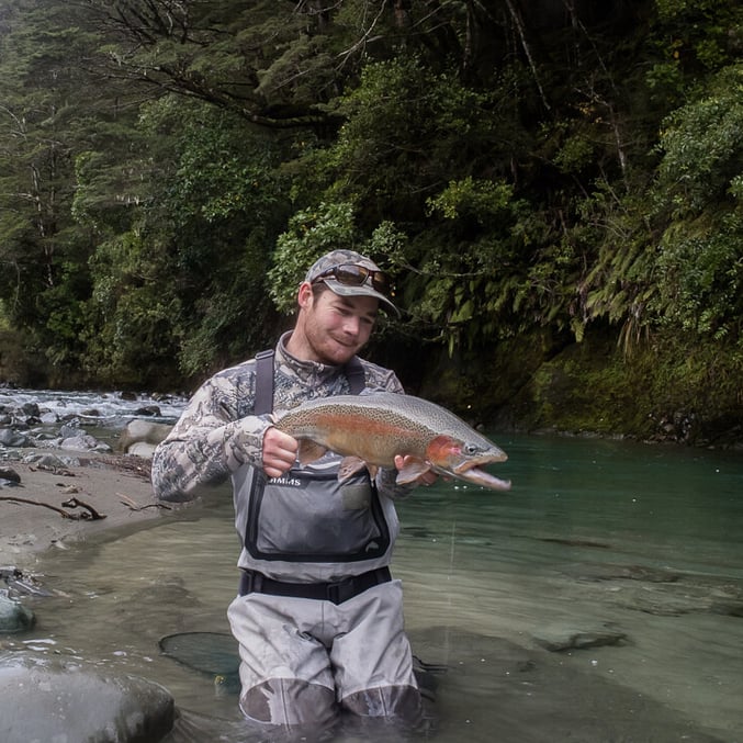 Autumn Fishing can be fantastic. New Zealand Fiordland mission. Todd Adolph