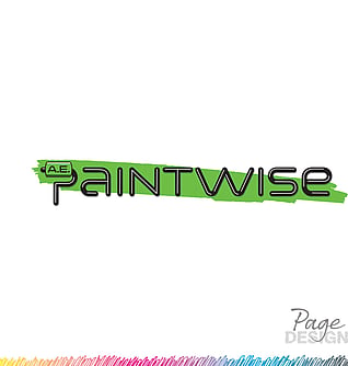Logo Design by Page Design Ltd for Paintwise, Pāpāmoa, NZ