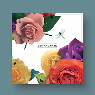 Wedding Stationery design by Page Design Ltd for Ben and Kate