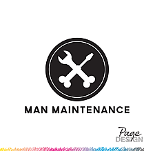 Logo Design by Page Design Ltd for Man Maintenance (Erectile Dysfunction Clinic) at Bay Urology, NZ