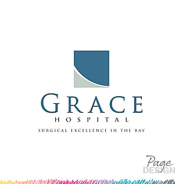 Logo Design by Page Design Ltd for Grace Hospital, Tauranga, NZ