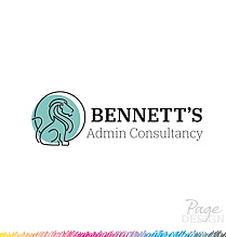 Logo Design by Page Design Ltd for Bennett's Admin Consultancy, Rotorua, NZ