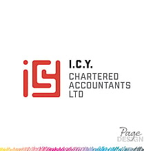 Logo Design by Page Design Ltd for ICY Chartered Accountants, Rotorua, NZ