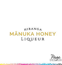 Logo Design by Page Design Ltd for Hiranga Mānuka Honey Liqueur, NZ