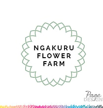 Logo Design by Page Design Ltd for Ngakuru Flower Farm, NZ