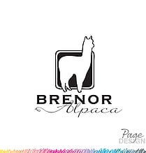 Logo Design by Page Design Ltd for Brenor Alpaca, Rotorua, NZ