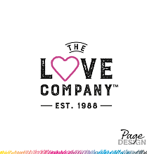 Logo Design by Page Design Ltd for The Love Company (TLC), NZ