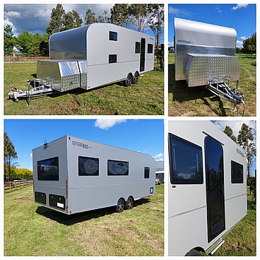 caravan shell trailers