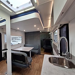 trailer with bed