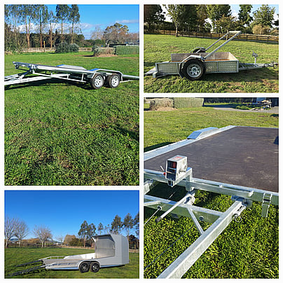 3.5T flat trailer