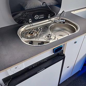 cooking in trailer