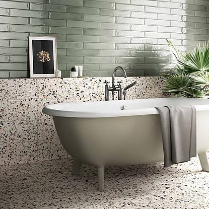 Frammenti Bianco Macro Cambridge Tiles