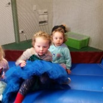 Girls playing