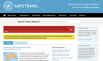 Safe Travel, New Zealand