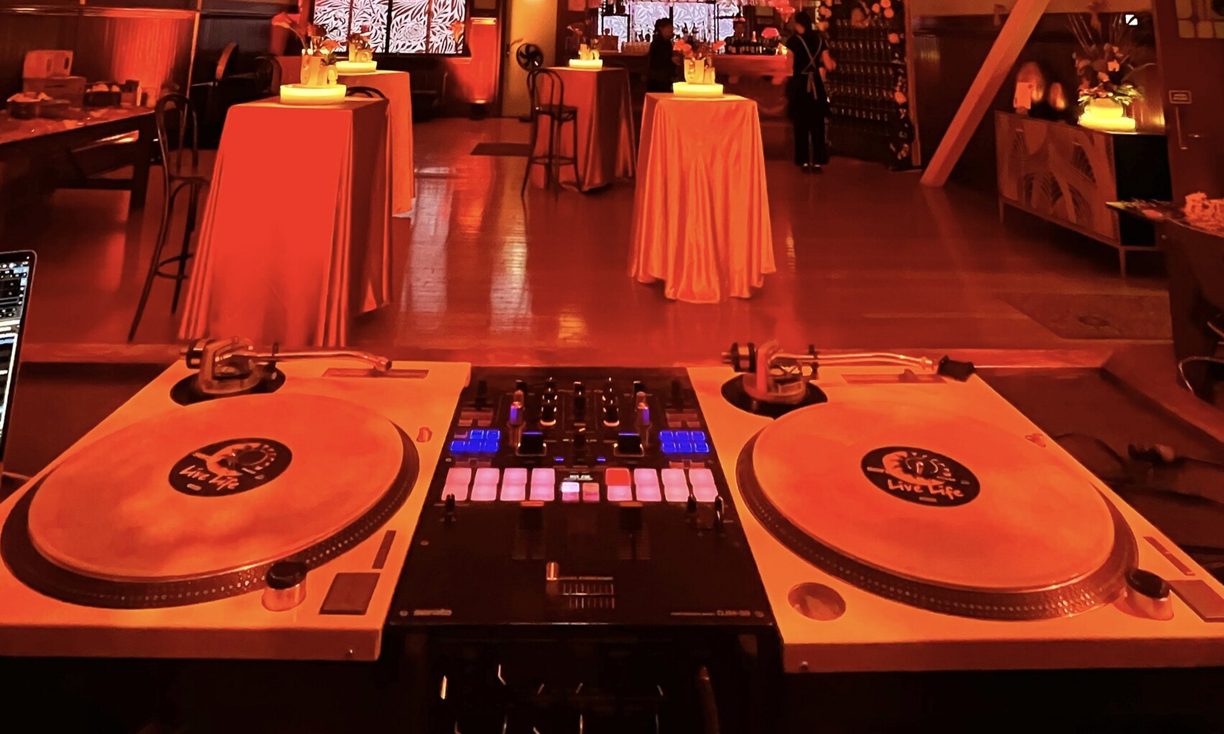 Guests dancing at a Christchurch corporate event with a Motiv Entertainment DJ