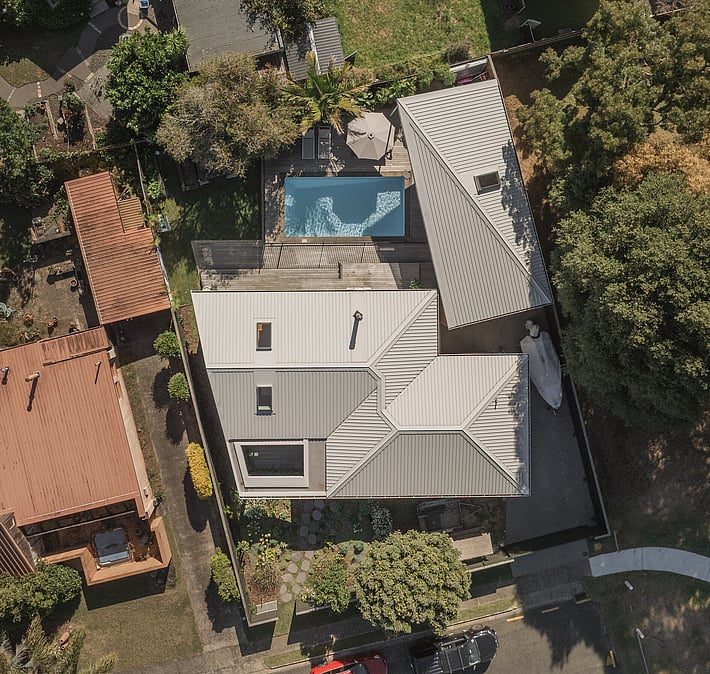 Parker Architecture - Mt Maunganui Renovation Aerial