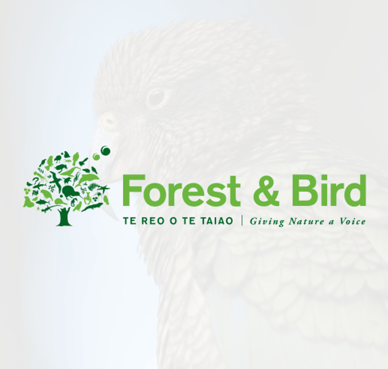Forest & Bird New Zealand logo &ndash; protecting native wildlife and habitats