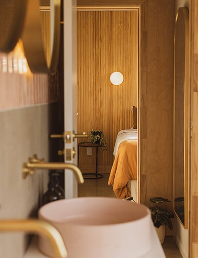 Image of cosy bathroom and bathroom. Underfloor heating service. Cosmic Tiling. Te Awamutu, Waikato.