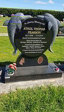 Waikato Stonecraft upright headstone