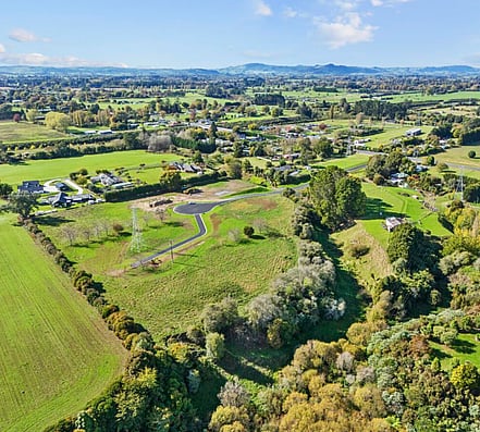 Image of lifestyle sections at Newstead. House & Land packages with Whitechurch Construction, quality Waikato builders.