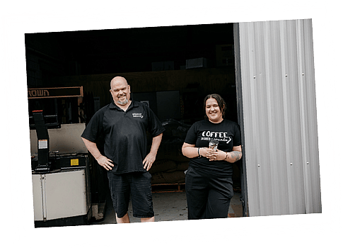 Greg and Jenna Phillips from Sacred Grounds