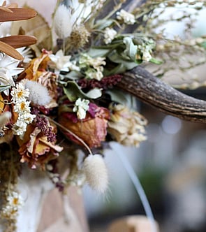 fresh and dried flower workshops by Raglan Florist Wild About Eve