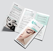 TriFold Price List Menu design and print &ndash; Designerbloom Graphic Design &ndash; Wellington, New Zealand