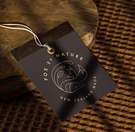 Beauty Logo Design on Product Label | Designerbloom Wellington Graphic Design