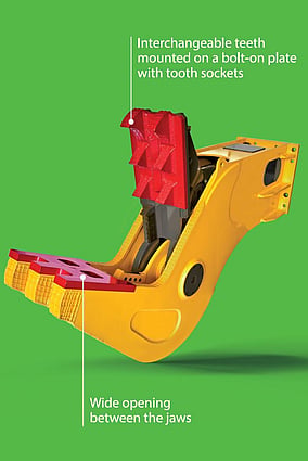 indeco hydraulic pulverizer attachment