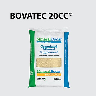 MineralBoost Bovatec 20CC Product Bag