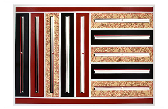 Māori motifs painting art