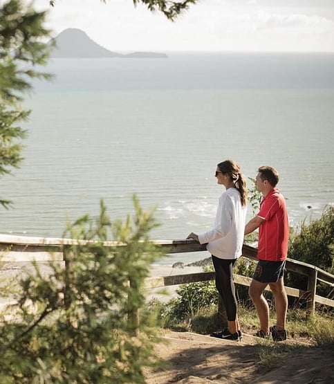 People looking at the view