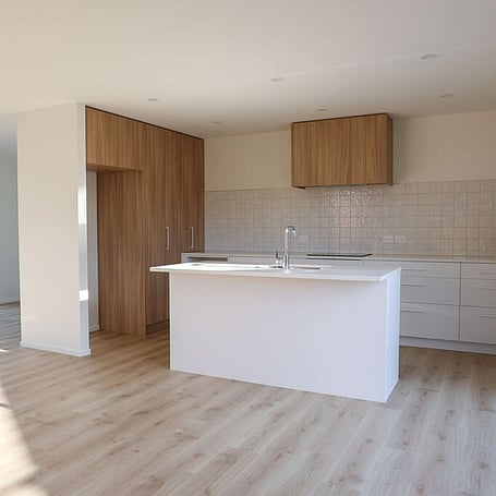 Open plan kitchen
