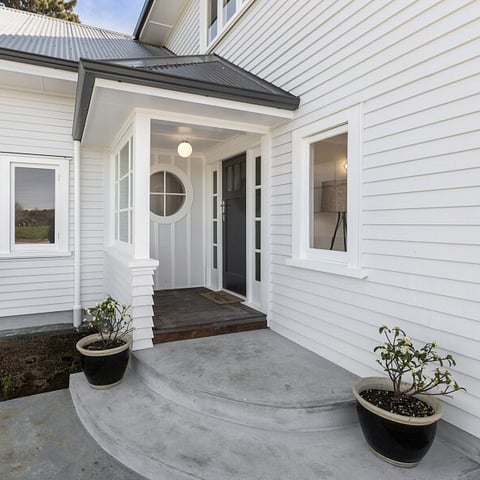 Front door porch