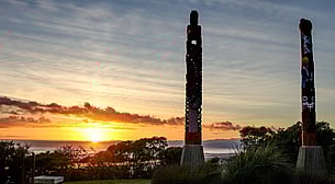 Opotiki accommodation sunset