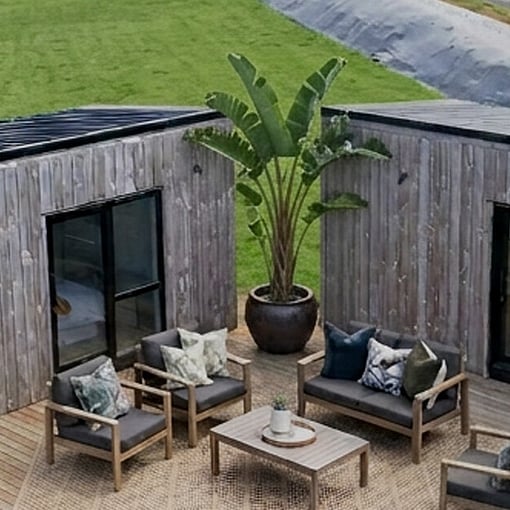 Exterior of Whitechurch Constructions tiny home cabin