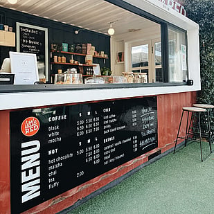Little Red Menu Design