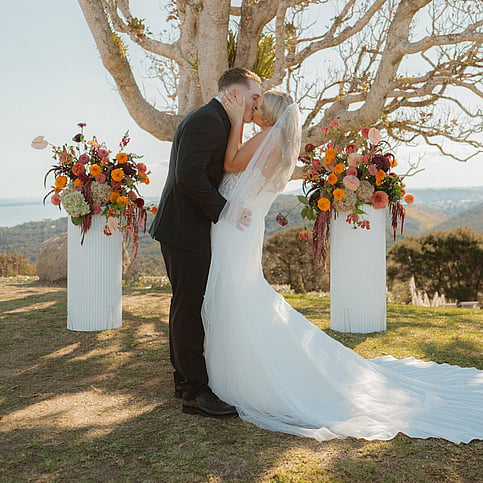 Waiheke wedding at Batch Winery