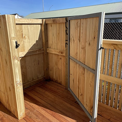 Ardent Building Developments. Hamilton, Waikato. NZ. Image of apartment decking