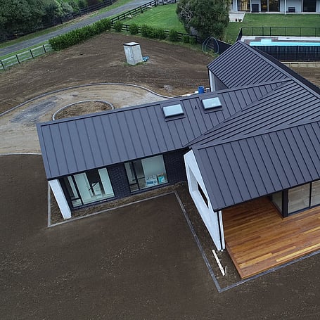 Ardent Building Developments. Hamilton, Waikato. NZ. Image of new home build exterior