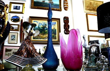 Art Nouveau,Art Deco, Mid century, NZ studio, Japanese, Murano and Scandinavian glass.