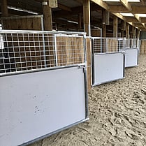 outside horse boxes